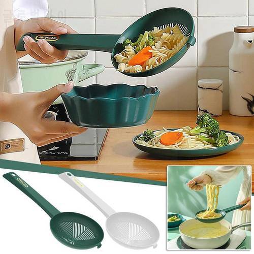 Multifunctional Kitchen Cooking Spoon Heat Resistant Kitchen Noodle Spoon Household Non-Stick Pot Filter Spoon For Spaghett H9K3