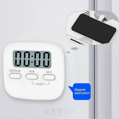 Kitchen Timers Precise Multi-use Study Timer Plastic Stable Shockproof Digital Timer for Student Kitchen Tools