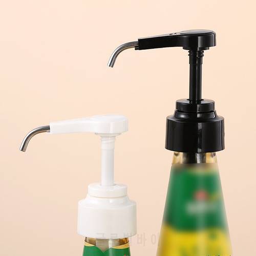 Syrup Bottle Nozzle Pump Plastic Push-type Pressure Oil Sprayer Liquid Dispenser Replacement Bottles Stopper Kitchen Nozzle Pump
