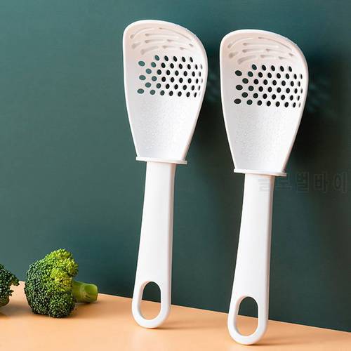 Multifunctional Cooking Shovels Food Strainer Scoop Drain Gadgets Large Colander Soup Filter Home Kitchen Accessories