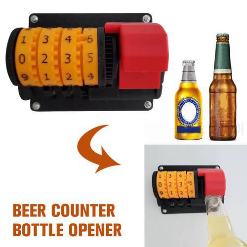 Beer Counter Bottle Opener Creative Personalized Wall Mounted Beer Opener For Bars kitchen Or Club House Father&39s Day Gift