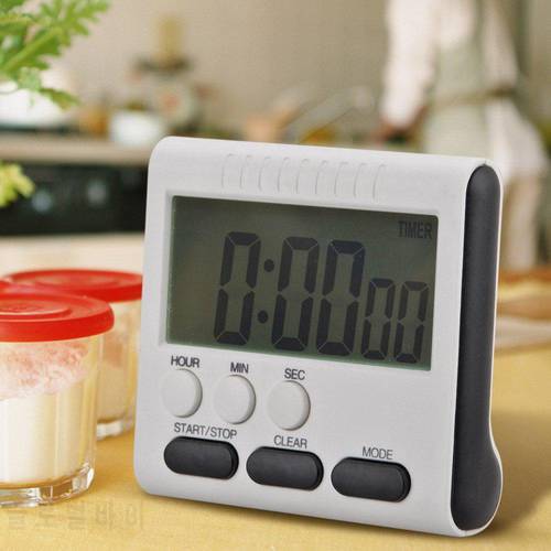 Digital Screen Kitchen Tool Countdown Timer Digital Timer Square Cooking Count Up Countdown Alarm Clock Sleep Stopwatch Clock