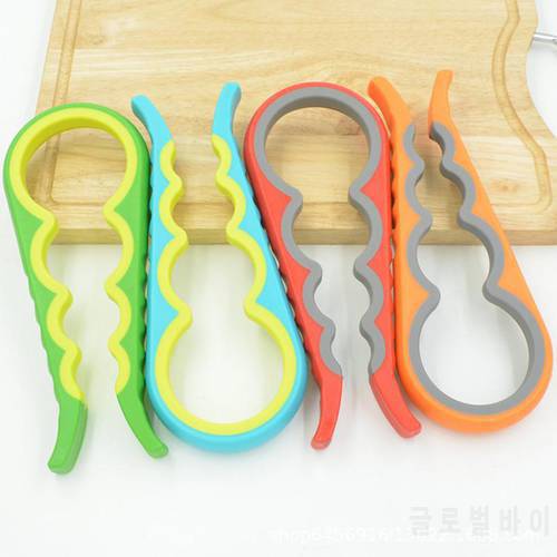 Function four-in-one size bottle cap bottle opener household can opener non-slip bottle opener labor-saving kitchen accessories