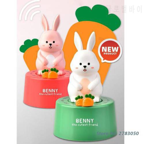 Bunny Shape Countdown Timer Kitchen Classical Mechanical Wind-up Timer Study Sport Portable Count Tool Kitchen Stopwatch