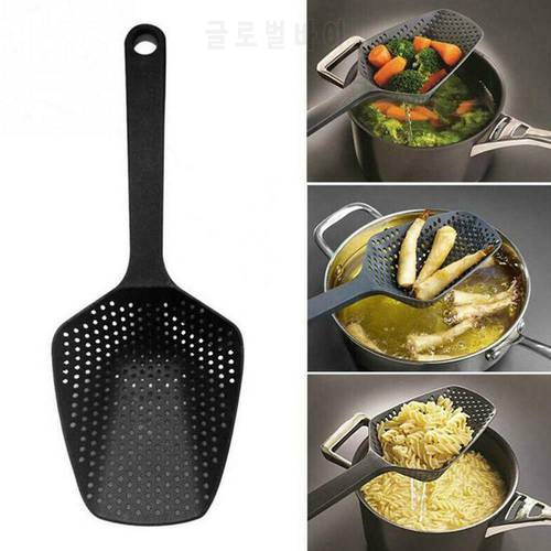 Kitchen Supplies Food Strainer Colander Household Nylon Non-Stick Drain Spoon For Draining Fruits Vegetables Beans Water