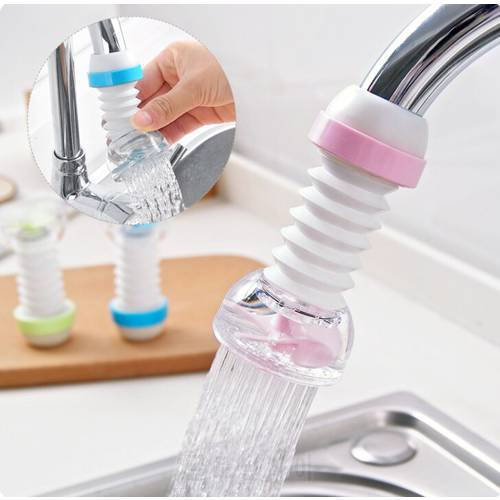 360 Degree Rotating Faucet Splash Shower Tap Water Filter Shower Spout Water Filter Strainer Kitchen Nozzle Filter 3 Colors