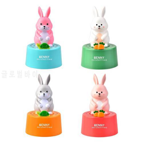 Bunny Shape Countdown Timer Kitchen Classical Mechanical Wind-up Timer for Study Dropship
