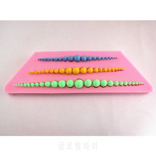 A string of pearls cake molds soap chocolate mould for the kitchen baking FM185