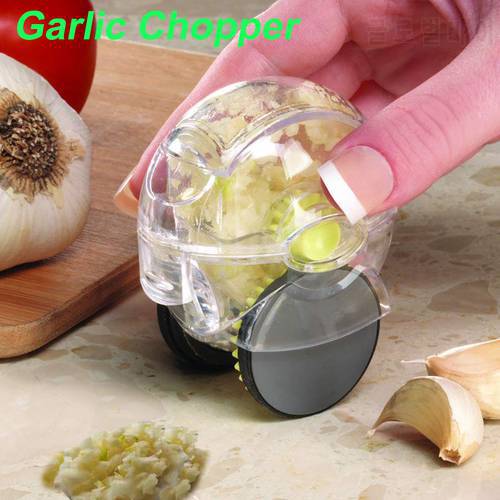 Rolling Garlic Presses Manual Mashed Garlic Manually Press Food Chopper Grinder Cutter Twist Prevent Tears Kitchen Tool