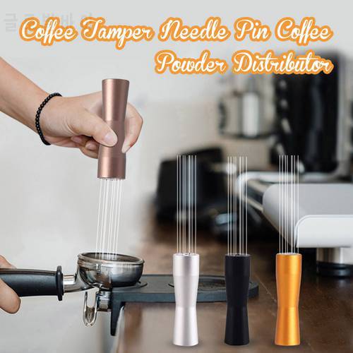 Needle Coffee Tamper 58MM 51mm Coffee Tamper Distributor Leveler Tool Needle Type Coffee Powder Distributor Leveler Accessories