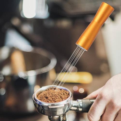 Needle Style Coffee Tamper Needle Coffee Distributor Food Grade Material Espresso Stirring Tool Coffee Leveler Accessories
