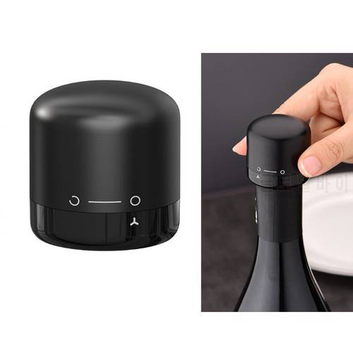 Wine Bottle Cap Stopper Silicone Sealed Champagne Bottle Stopper Vacuum Retain Freshness Wine Plug For Barware Accessories 1pcs