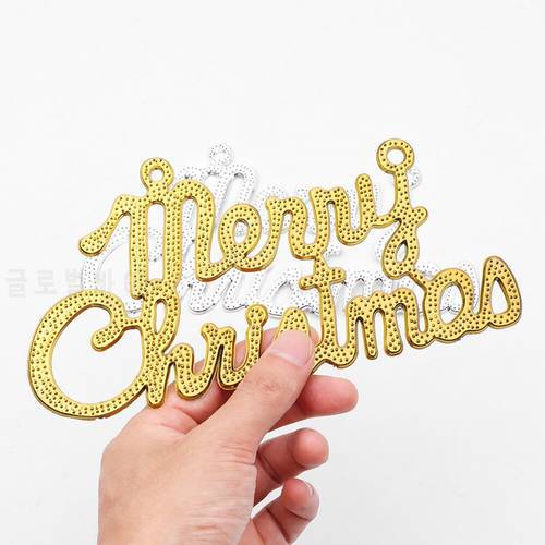 1/10Pcs Merry Christmas Pendant Creative Pendant English Letter Xmas Tree Decor New Year Decor for Home DIY Hanging Ornament