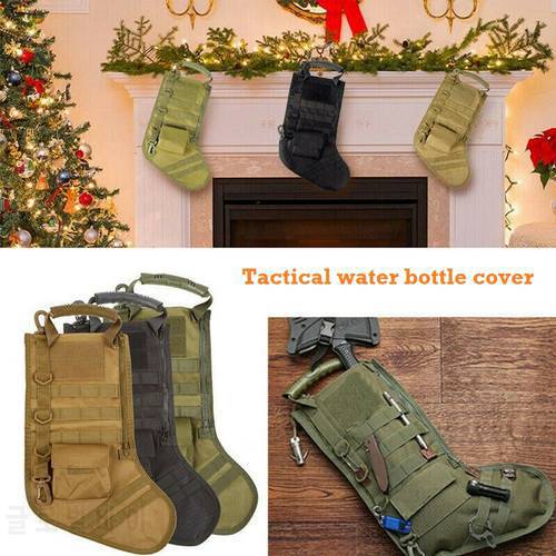 Tactical Christmas Stocking Bag Santa Sock Bag Utility Storage Bag Military Tactical Christmas Stocking Accessories Hunt Pouches