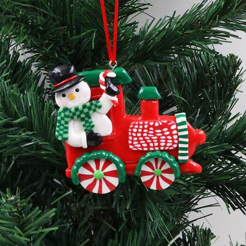 1PC Christmas Hanging Ornaments Polymer Clay Santa Claus Snowman Christmas Tree Decoration Xmas Navidad 2022 Happy New Year Gift