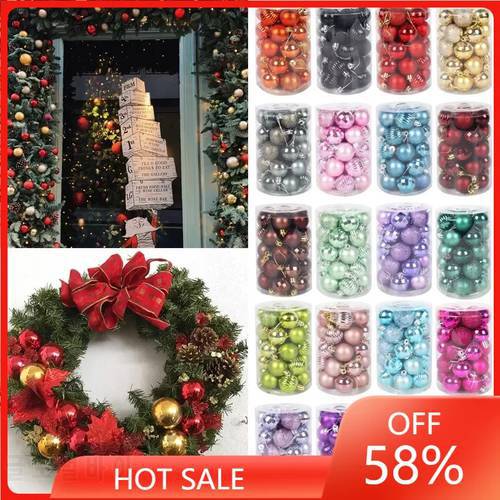 Christmas Tree Ornaments Ball Multicolor Christmas Balls xmas decorations Hanging Tree Pendants for Home New Year 2022 Gift Noel