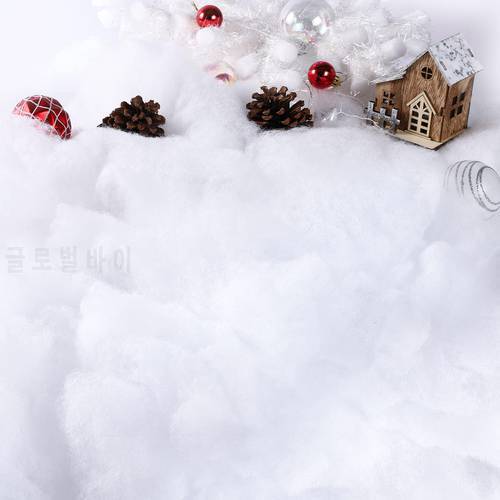 Fake Snow Cover White Christmas Decorations Fluffy Artificial Snow Powder for Snowy Decor,Christmas Village Winter Decor Display