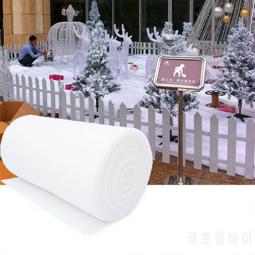 1Mx1.5M Christmas Decoration Simulation Snow Artificial Snow Cover Blanket Cotton Christmas Tree Skirts BackSnowflakes