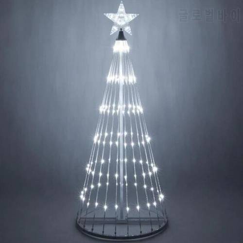 Outdoor Lighted Christmas Tree Safe Shining Christmas Tree Lights For Foliage Corridor Christmas Tree Outside Decor For