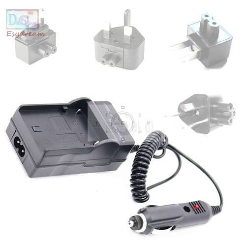 Battery Charger + Car Charger + AU/US/UK/EU Adapter For Sony NP-F330 F550 F730 F750 F960 F970 FM90 FM70 QM91 QM71