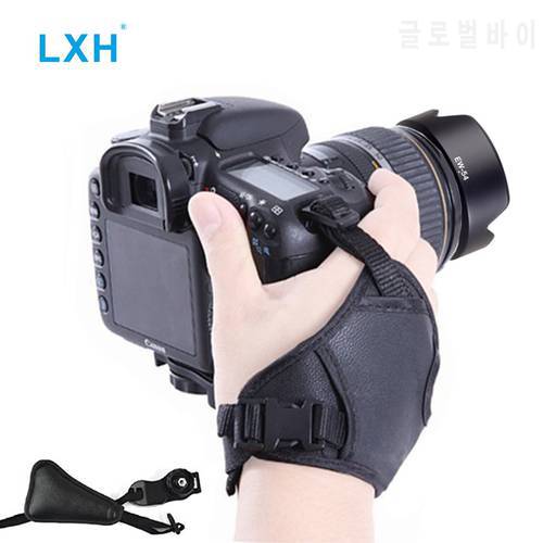 LXH DSLR Camera Hand Grip Wrist Strap with 1/4 Screw Mount for Canon Nikon Sony Olympus Pentax Fujifilm Camera Grip Strap