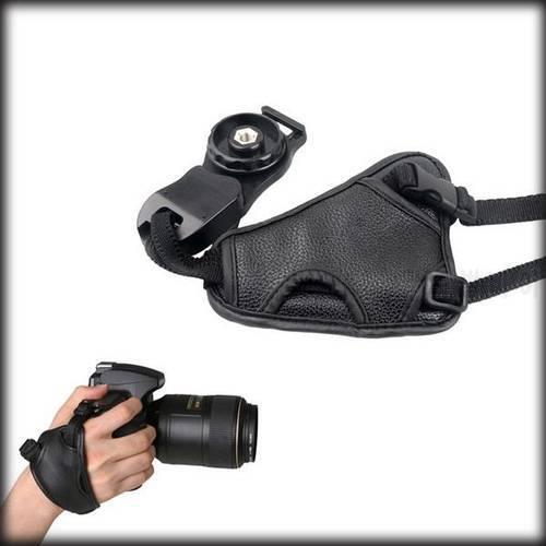 by dhl or ems 100 pieces PU Leather Soft Hand Grip Camera Wrist Strap Belt for Canon EOS 5D 450D for Nikon for Sony SLR DSLR