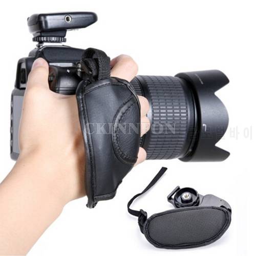 100Pcs/Lot New Selling High Quaility Camera Wrist Strap Leather Hand Grip For Canon EOS Nikon Sony Olympus SLR/DSLR