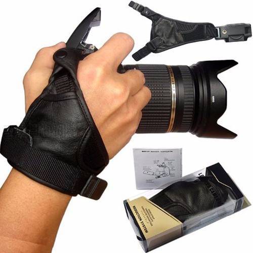 Genuine Leather Camera Hand Strap For Canon Nikon Sony Pentax Olympus panasonic DSLR Camera