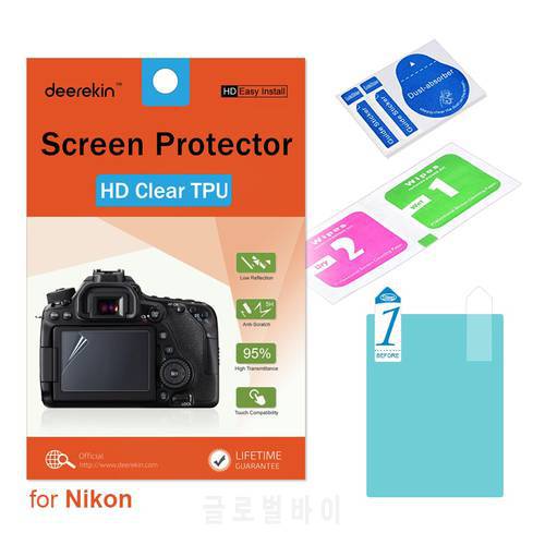 Deerekin HD Soft TPU Screen Protector for Nikon Coolpix A B500 P1000 A900 A300 A100 A10 S3700 S2900 S3600 P530 Digital Camera