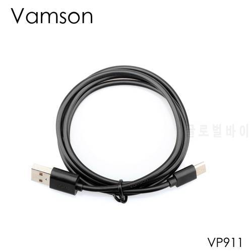 Vamson for Gopro Hero 11 10 9 8 7 6 5 Charging USB Cable Line Data Sync Transfer for Go pro 8 7 Action Camera Accessories VP911