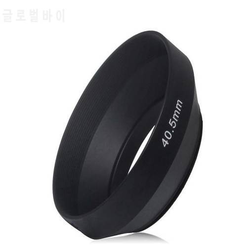 10pcs/lot 37 39 40.5 43 46mm Black Camera Metal Lens Hood Wide Angle Screw In Mount Lens Hood for canon nikon for S&ny Pentax