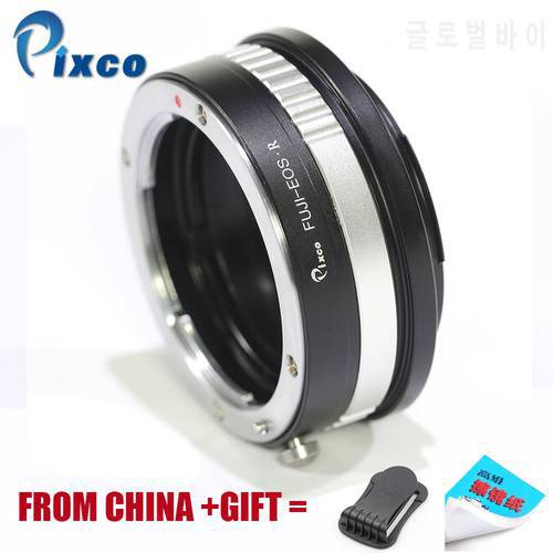 Pixco for Canon-EOS R Lens Mount Adapter Ring for Fuji Lens to Suit for Canon For EOS R Camera +Gifts