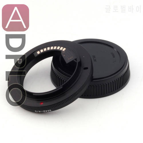 ADPLO 020005, M42- for Olympus4/3, AF Confirm adapter Mount Adapter Ring For M42 Lens to for Olympus 4/3 Mount Camera
