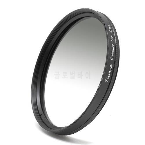 WTIANYA 37mm GND4 Soft Graduated ND4 0.6 GC-GRAY Soft-Edge Neutral Density Filter 37 mm