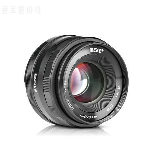 Meike 35mm f1.4 Large Aperture Manual Focus lens APS-C for Olympus Micro 4/3 EM10/EM5/EM1/EP5/EPL3 and Panasonic G7/6/5/4/3+Gift