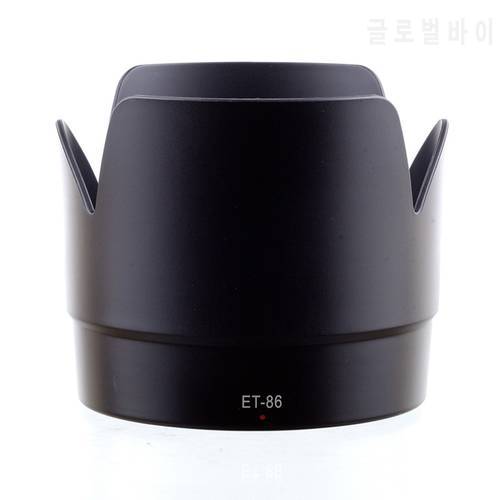 10pcs High Quality Mounted Plastic lens hood for Canon ET-86 ET86 for Canon EF 70-200mm f/2.8L IS USM whole sale free shipping