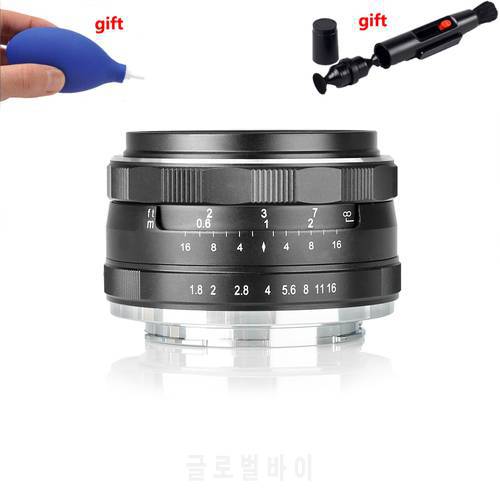 Meike 25mm F1.8 Wide Angle Manual Lens APS-C for Fuji X-mount for Sony E Mount for Panasonic Olympus Camera for Canon Lens