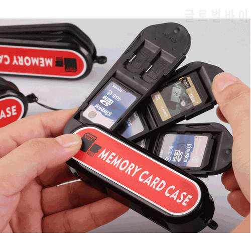 Memory Card Case Holder Storage Card Box for SD TF SIM NANO cards Anti-shock Storage CASE For sony canon gopro camera