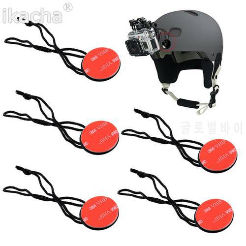 Brand New Safety Insurance Tether Straps With Sticker Mounting Kit For GoPro HD Hero SJ4000 For Xiaomi Yi Camera