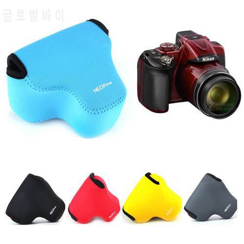 Neoprene Soft Camera Case Bag Pouch For Nikon COOLPEX P610S P600 P530 P520 P510 P500 B500 B600 B700 Protective cover Portable