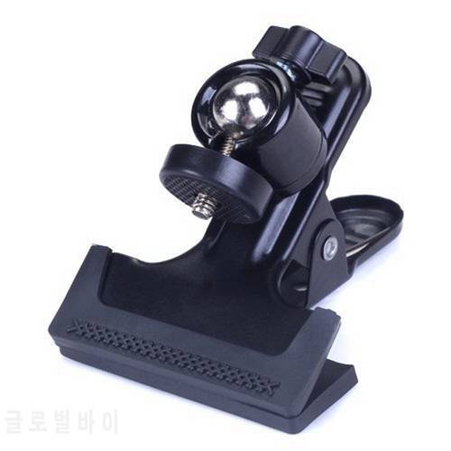Camera Holding Mount Multi-function Clip Clamp Holder Mount with Standard Ball Head 1/4 Screw For Flash Light Stand Accessary