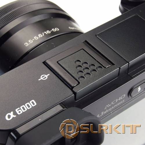 Black Metal Hot Shoe Cover for Sony A6500 A6300 A6000 A3000 A7RM2 A77M2 NEX-6 Camera