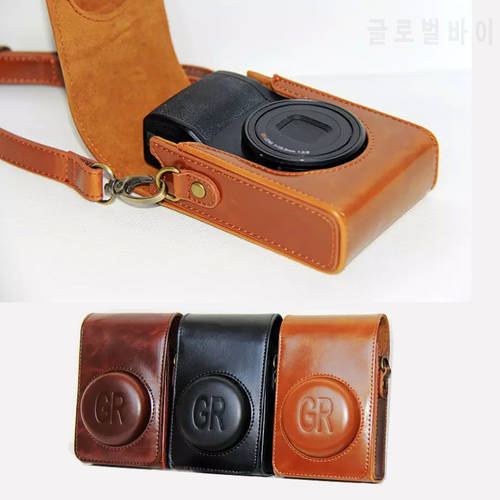 High quality Camera Bag Case Suitable For Ricoh GR grii GR2 Camera PU leather Case Protective cover