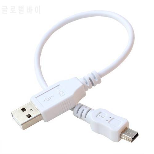 0.2M Hight Quality Mini USB 5 Pin data charging short cable for Digital Cameras MP3 MP4
