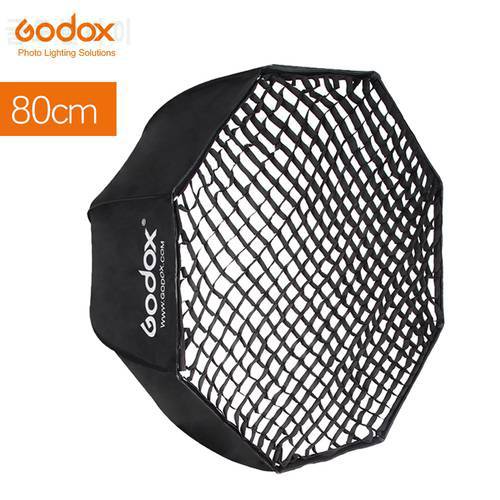 Godox Portable 80cm 32 Umbrella Octagon Softbox + Honeycomb Grid Reflector Honeycomb Softbox for TT685 V860II Flash Speedlight