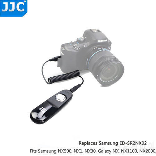 JJC S-NX Remote Shutter Release for Samsung NX500 NX30 Galaxy NX1 MINI NX1100 NX2000 NX200 EK-GN120 NX1000 NX210 AS SR2NX02