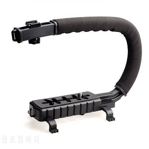 Free Shipping Super Grip Video & Camera Stabilizing Handle BLACK for Mic video light
