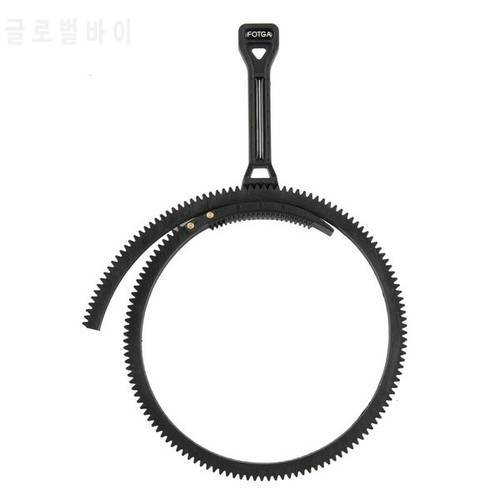 FOTGA DSLR Zoom Follow Focus handle Lever flexible gear belt ring 46mm to 110mm free shipping