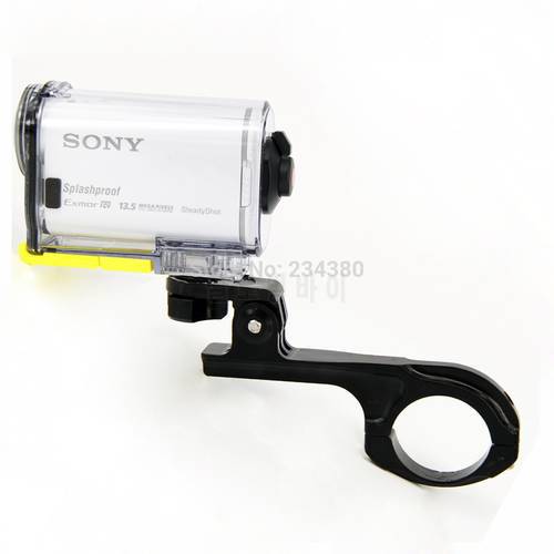 2in1 1set Bike Bicycle Motorcycle Handlebar Mount Holder + adapter For Sony Action Cam HDR-AS20/AS30V/AS100V