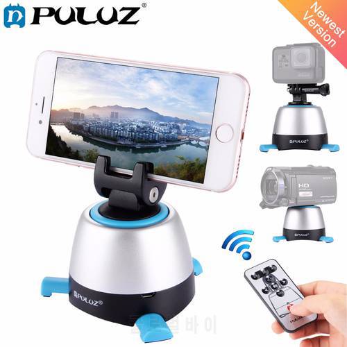 PULUZ Electronic 360 Degree Rotation Panoramic Tripod Head with Remote Controller Rotating Pan Head For Smartphones, GoPro, DSLR